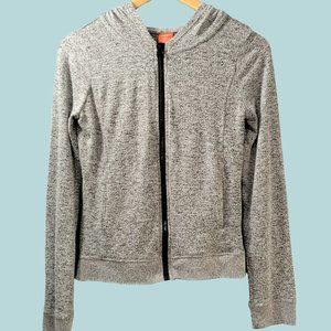 🏁3/$10🏁 Girls JOE FRESH Long Sleeve Stretch Knit Hoodie (Grey)- GUC